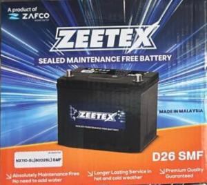 Zeetex Maintenance Free Car Battery
